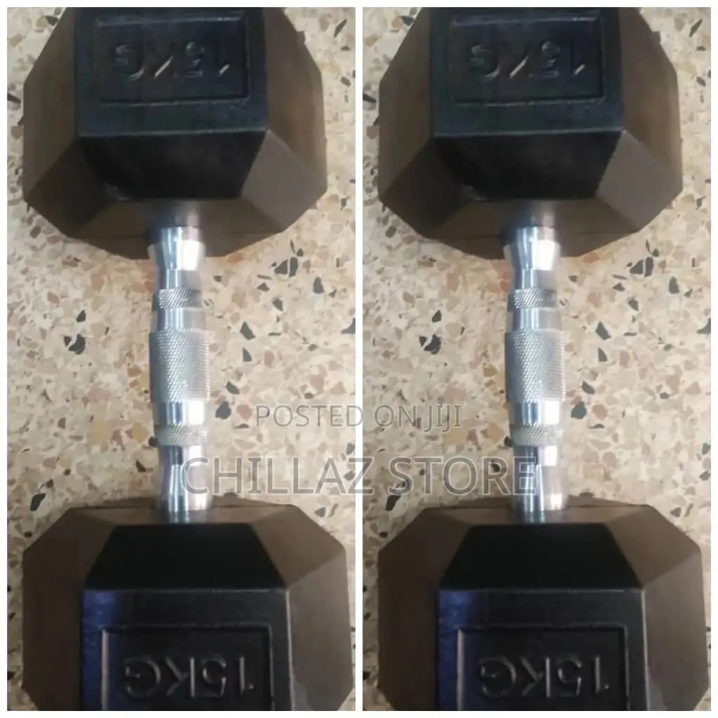 15kg Hex Dumbbell