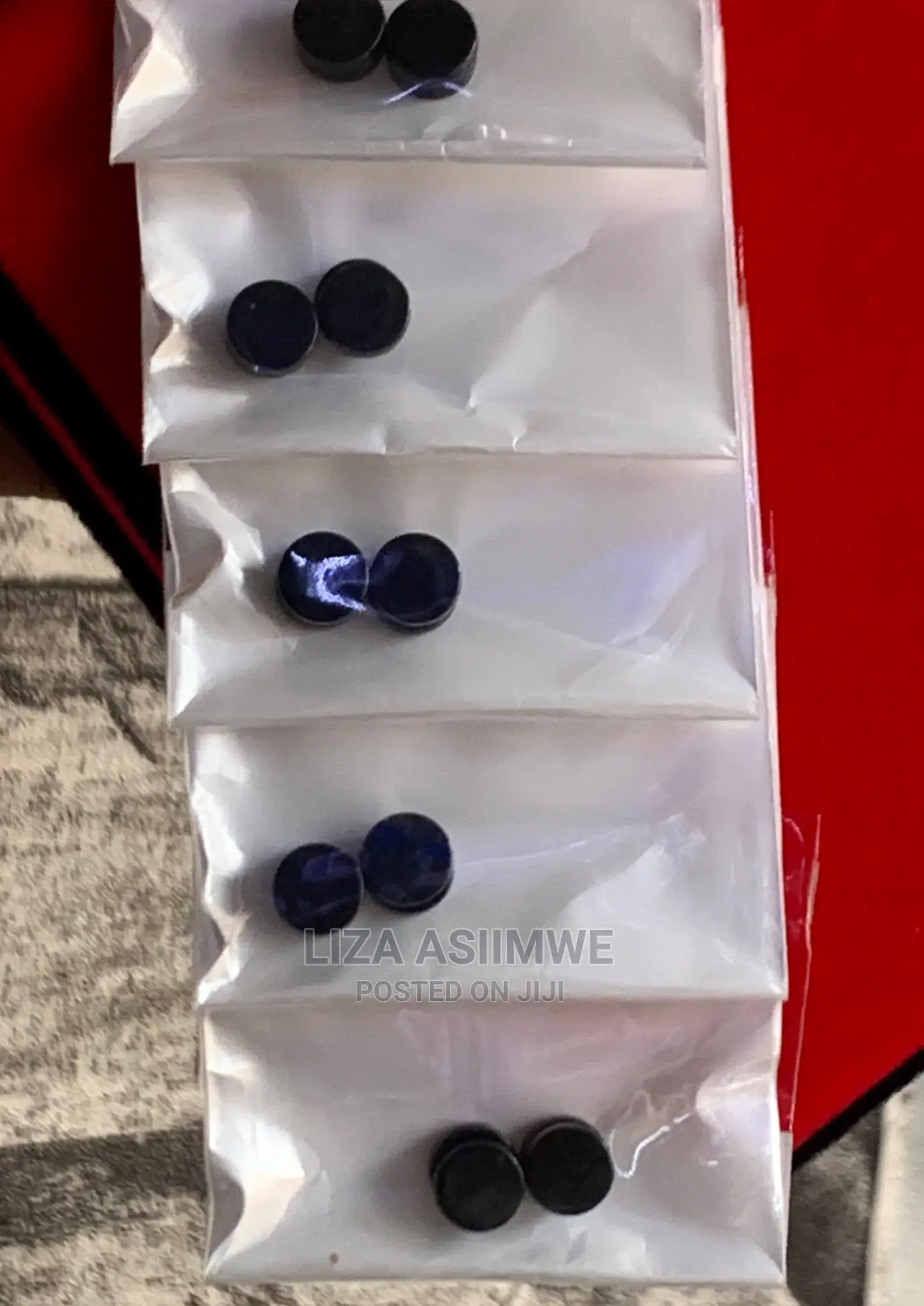 Men’S Black Magnetic Earpins Available
