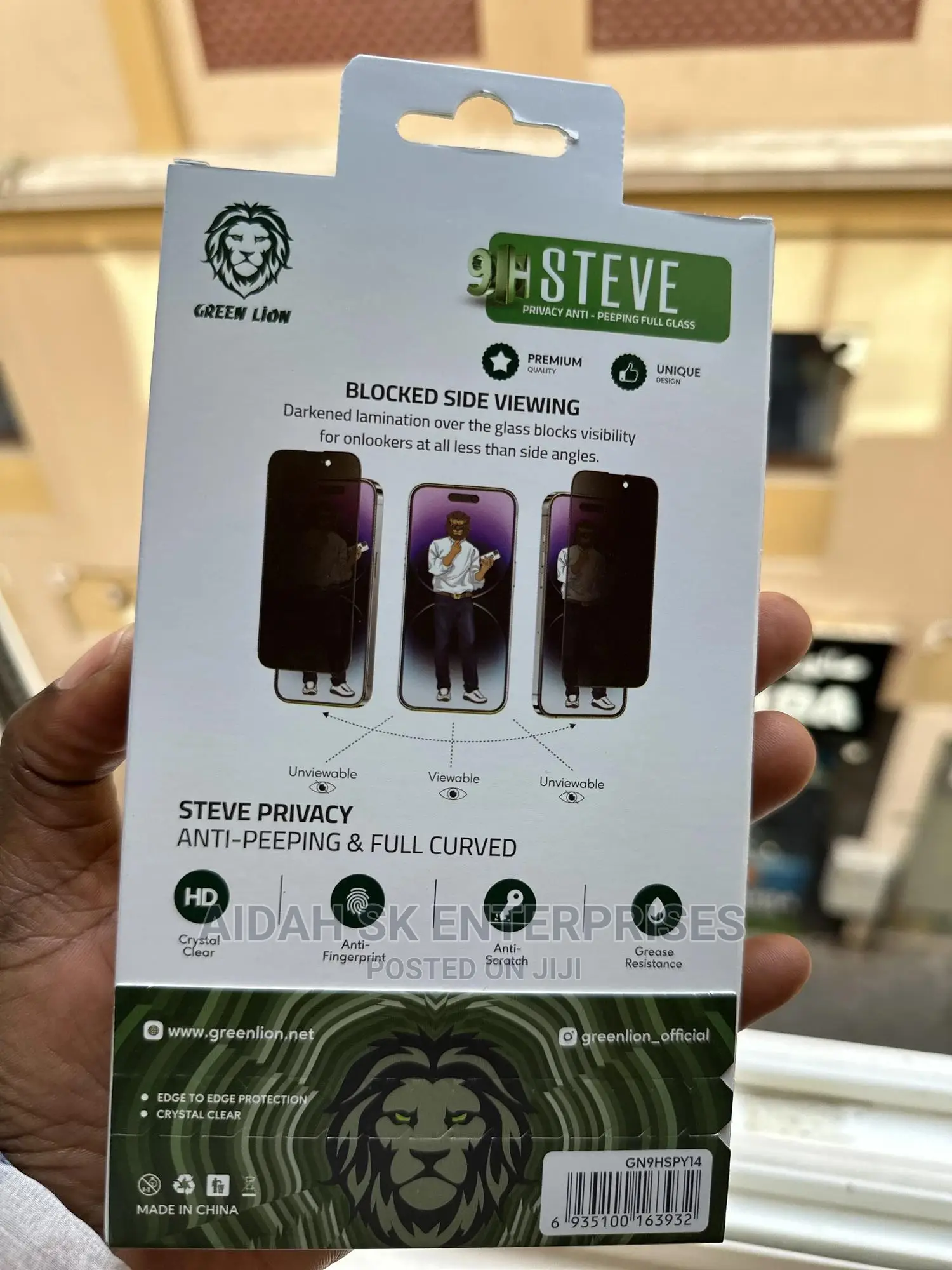 Green Lion Privacy Full Glass for iPhone 13pro/13