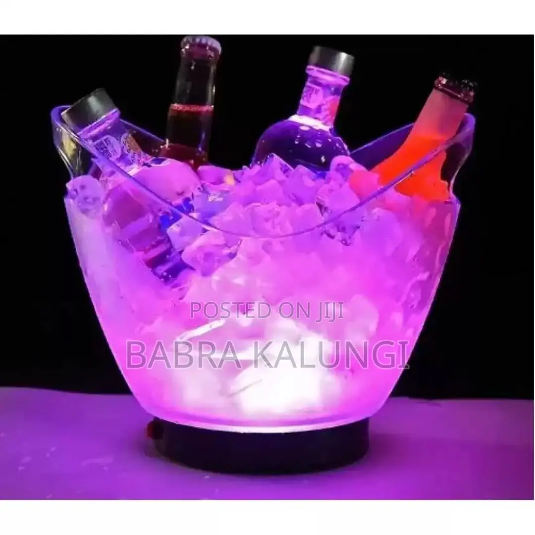 8l Led Light Changing Bucket