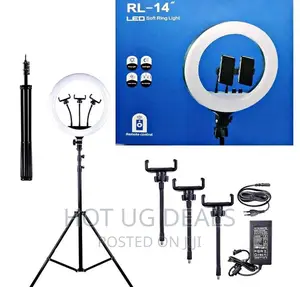 Photo - 14 Inch Ring Light With Tripod Stand Usb Charge Selfie Led