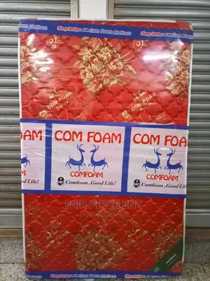 Quilted Density Mattress.4*6 in 6 Inches (Red)