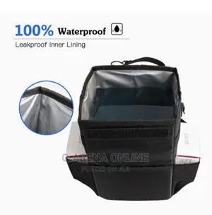 Car Trash Can And Storage Pockets100% Leak-proof Organizer