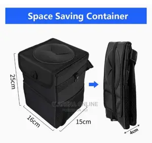 Car Trash Can And Storage Pockets100% Leak-proof Organizer