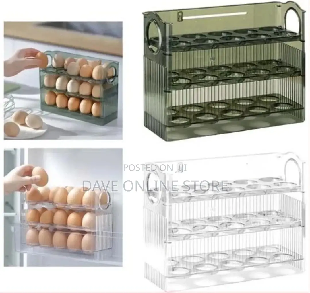 3 Layer Egg Holder for Fridge Storage Container