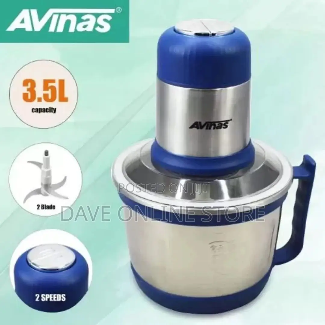 AVINAS 3.5L Electric Meat Grinder Bowl Vegetable Chopper
