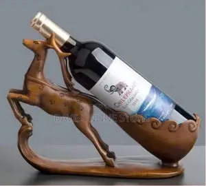Horse Wine Bottle Holder Home Decor Glass Stand Rack Bar-