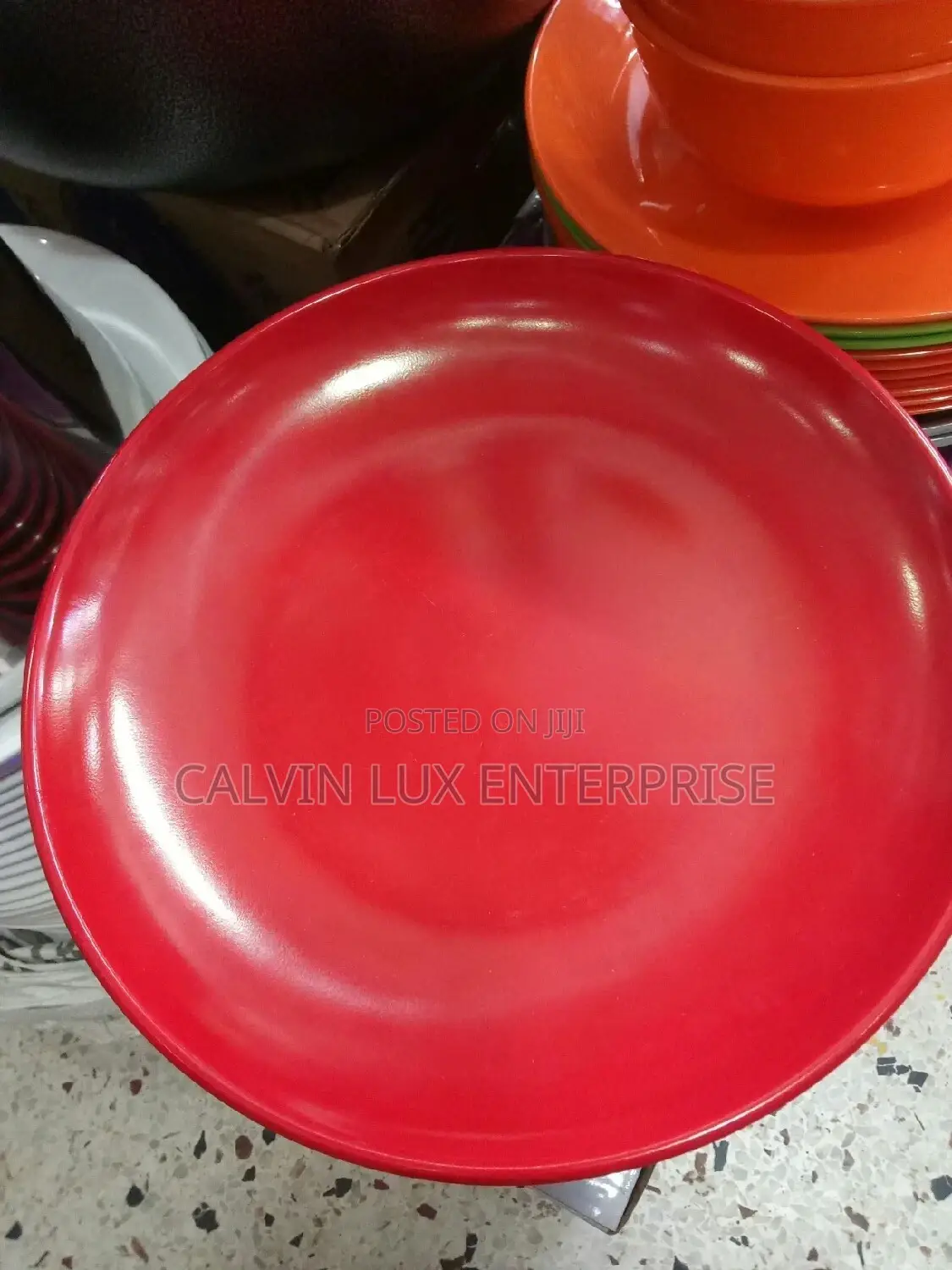 Red and Black Melamine Dozen