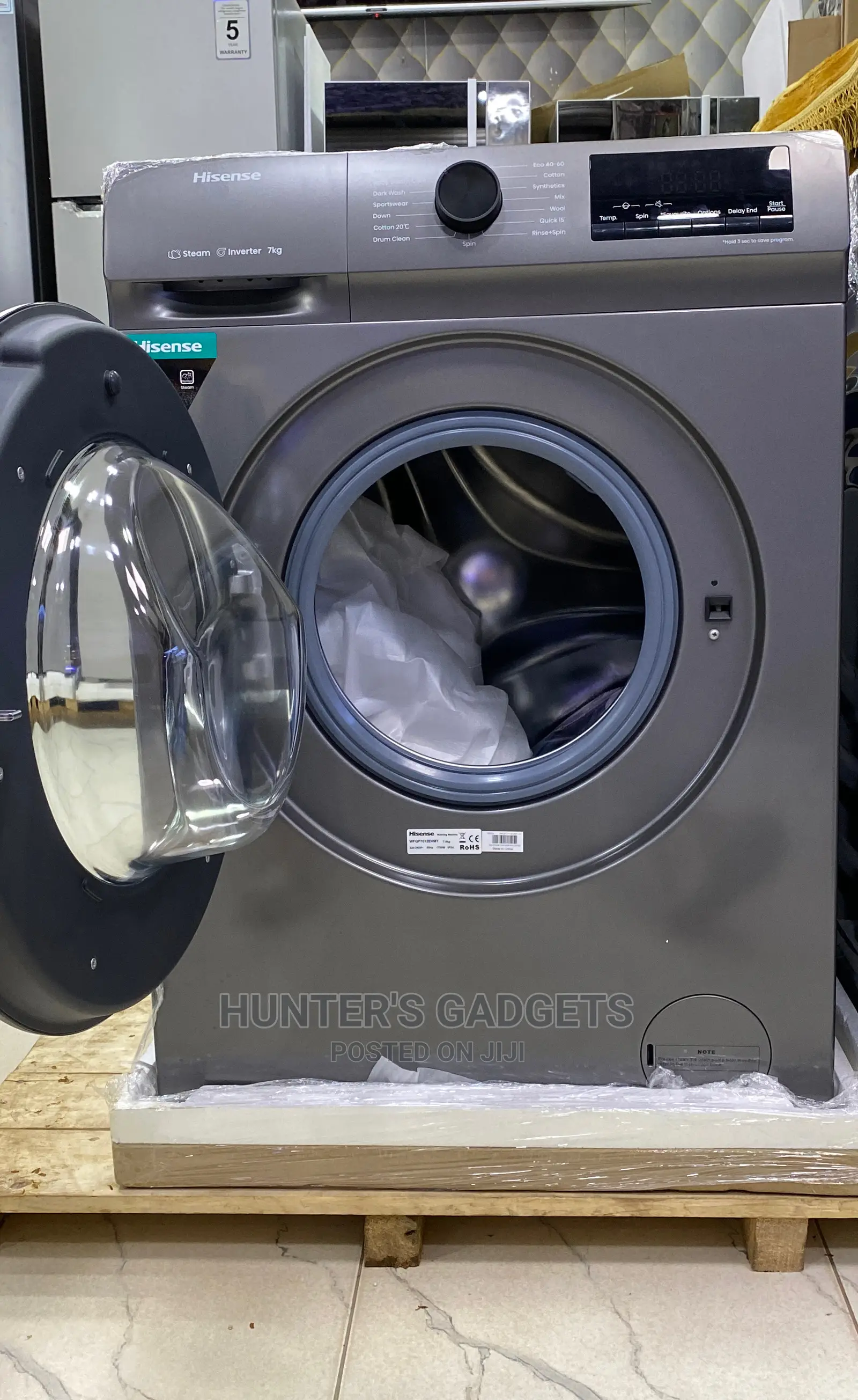 Hisense 7kg Front Loader Brand New Washing Machine