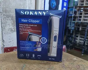 Sokany Rechargeable Hair Clipper With 2 Years Warranty.