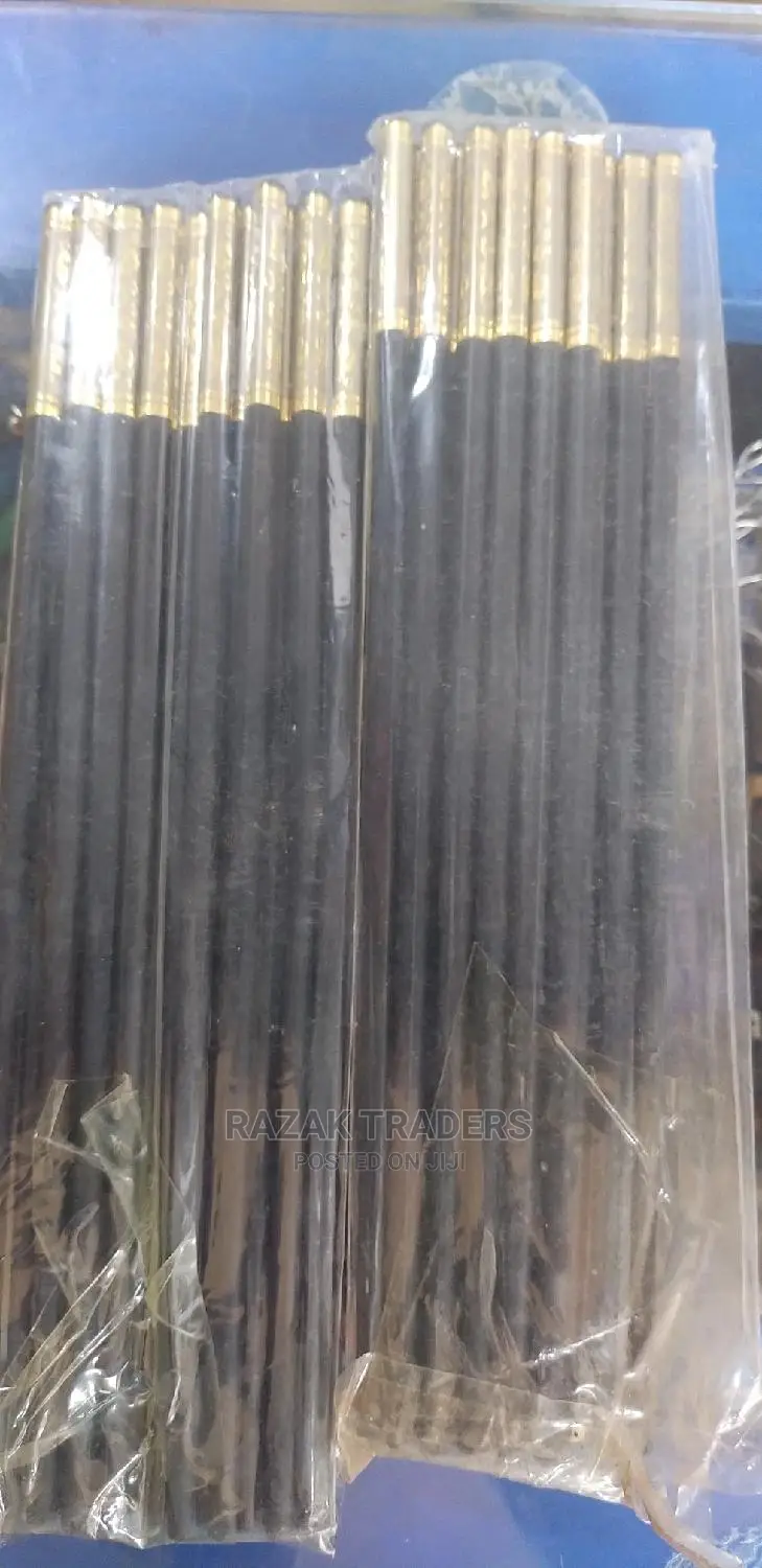 1 Pair Japanese Chopsticks Alloy Non-Slip Wood