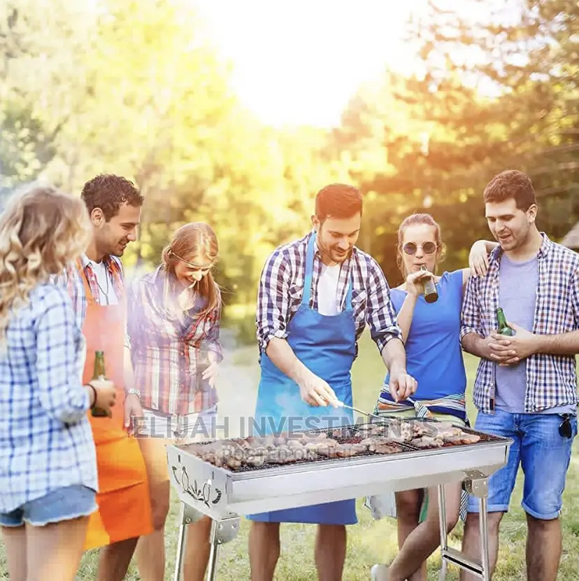 Folding BBQ Grill (Barbecue Charcoal Rack)