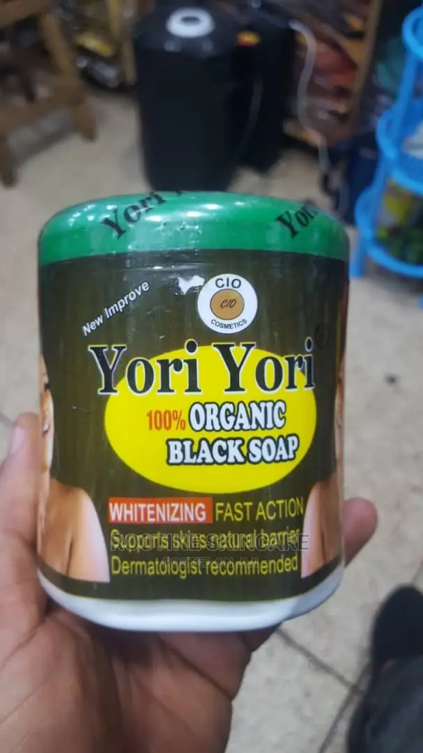Original Yori Yori Organic Black Soap Whitening Fast Action