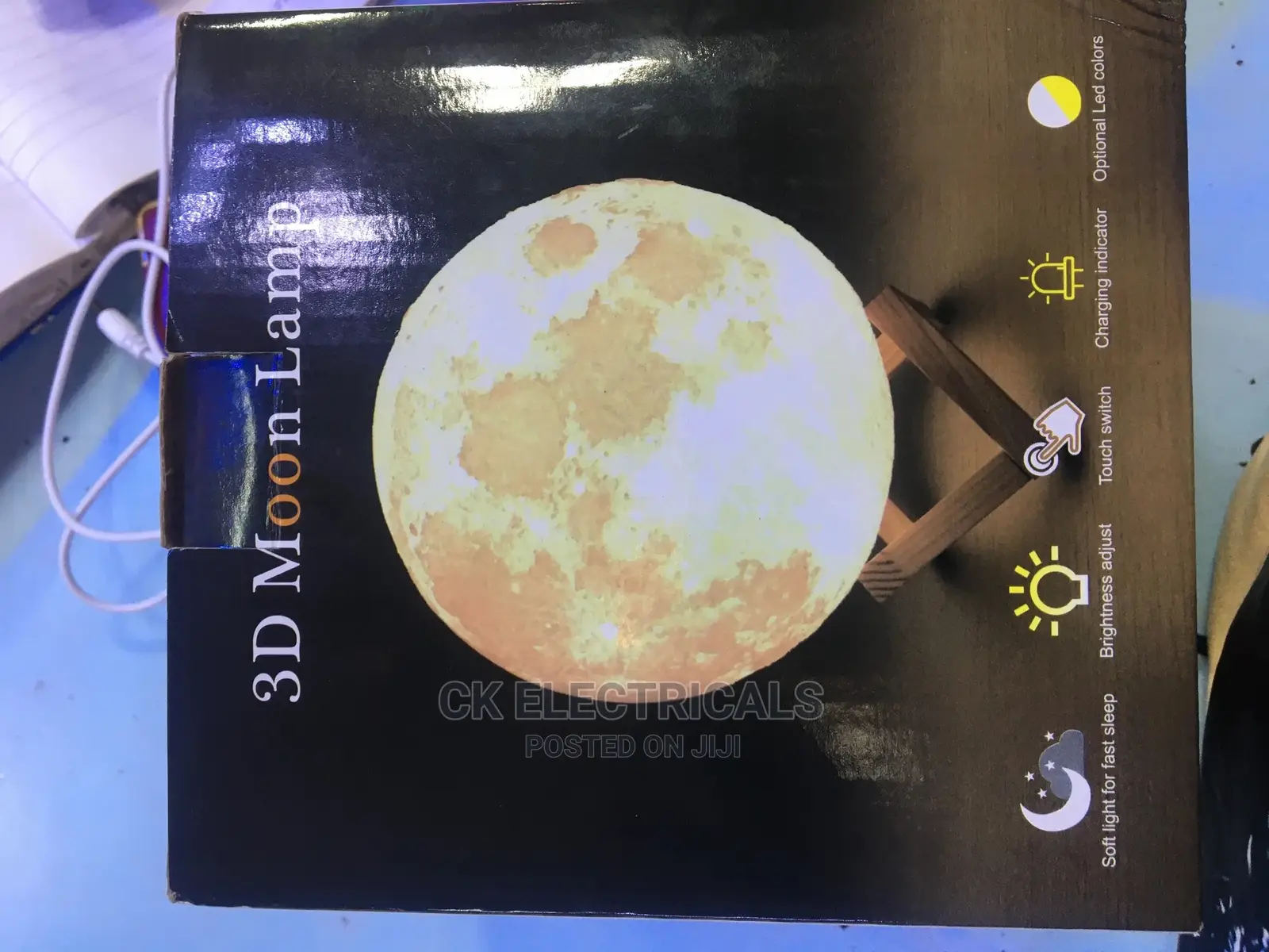 Bed Side Lamp(3D Moon Lamp)