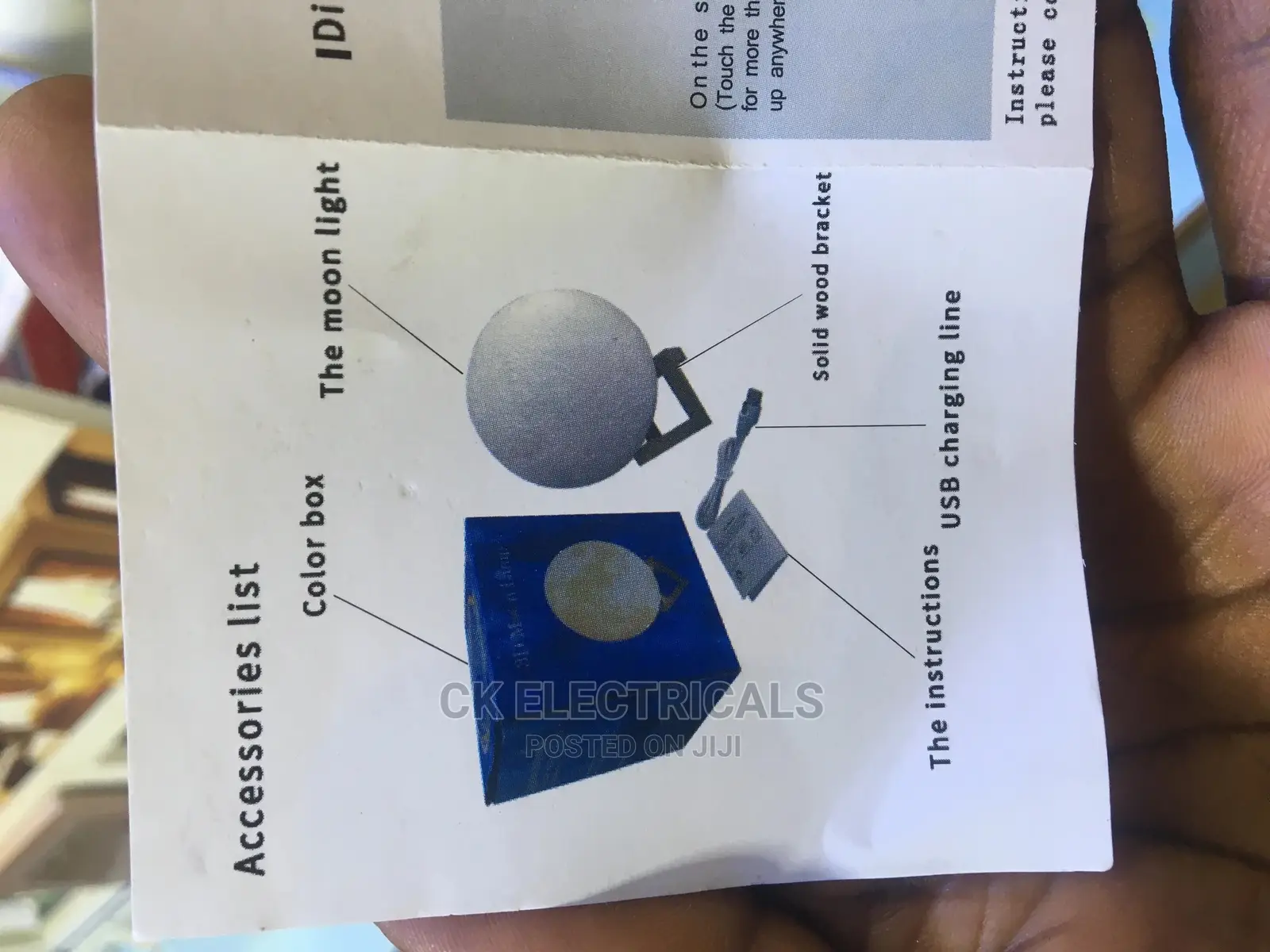 Bed Side Lamp(3D Moon Lamp)