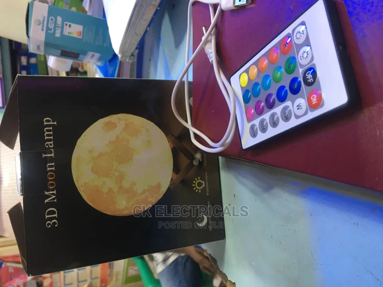 Bed Side Lamp(3D Moon Lamp)
