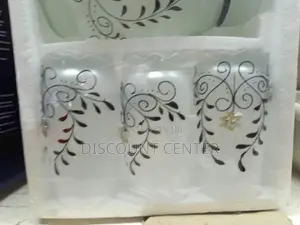 White and Black Water Set