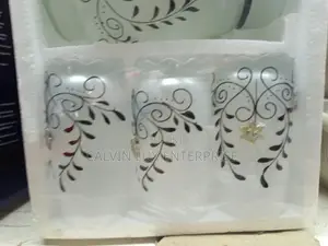 White and Black Water Set