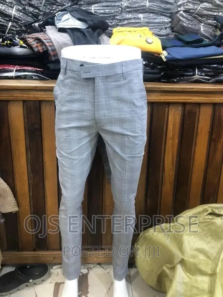 Men's Checked Trousers