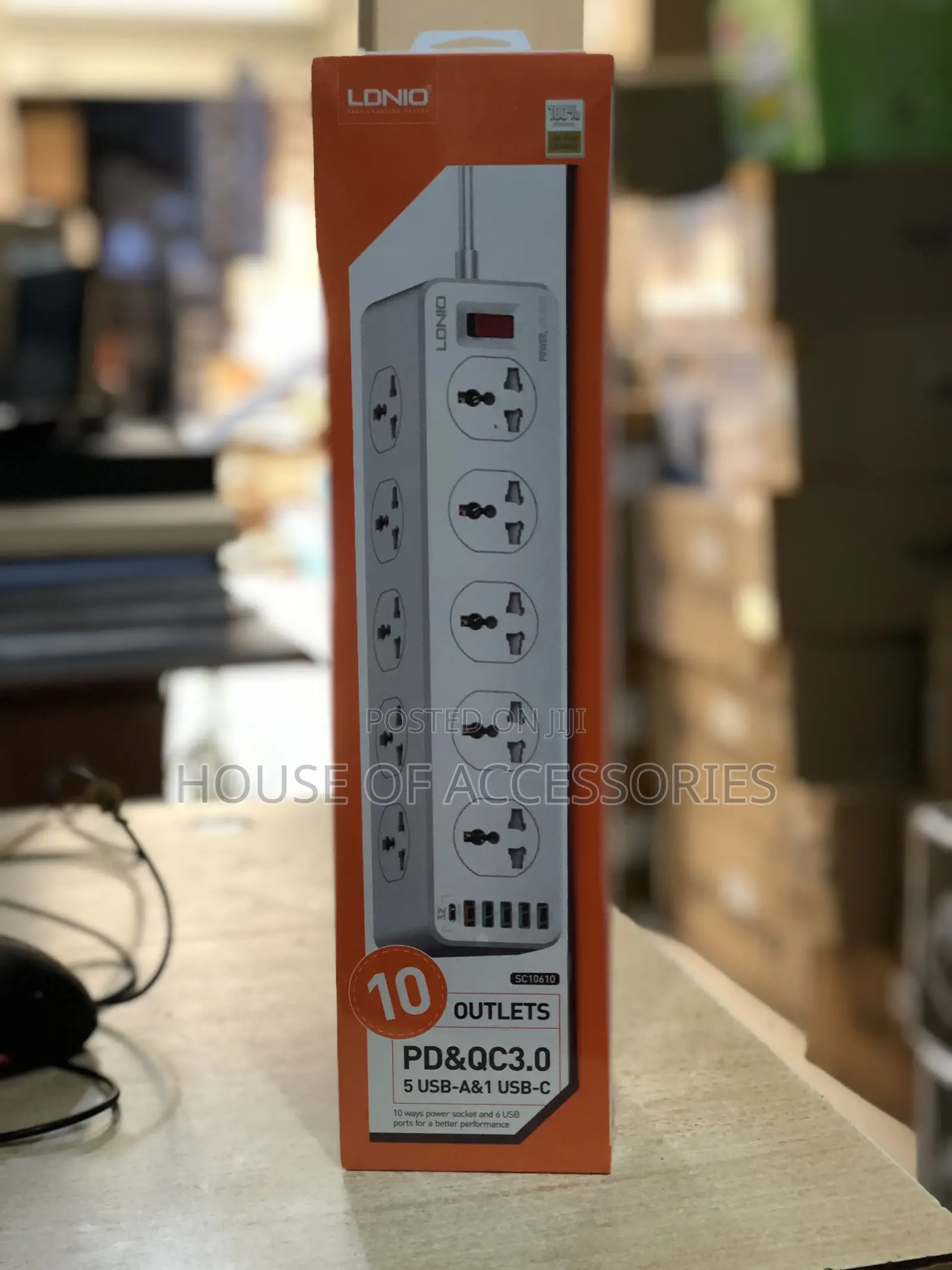 LDNIO 10 Ports Original Power Extension