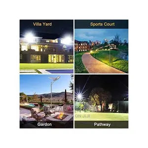 200W Solar LED Outdoor Waterproof Security Light Remote