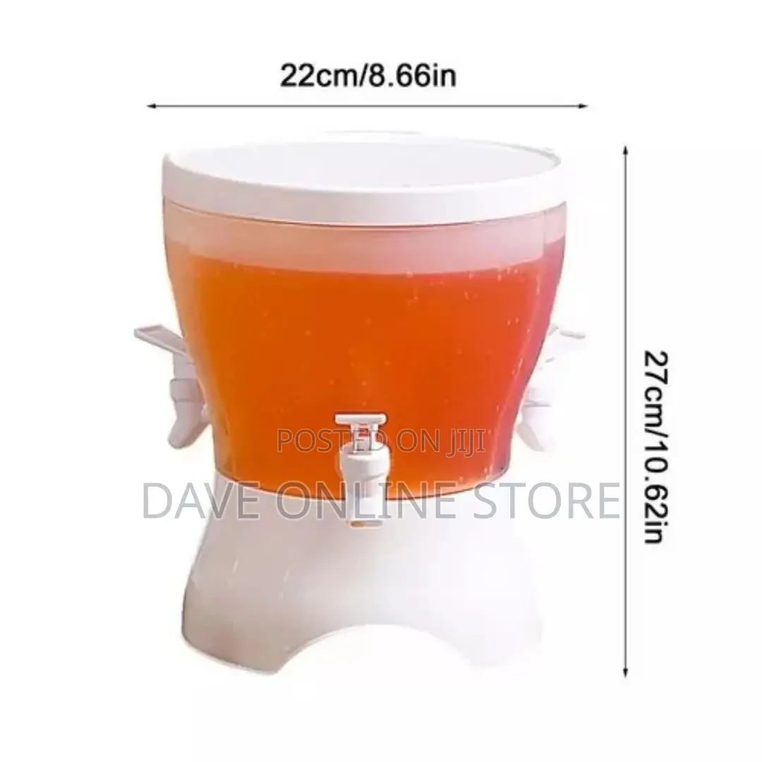 Rotating Beverage Dispenser With 3 Compartments