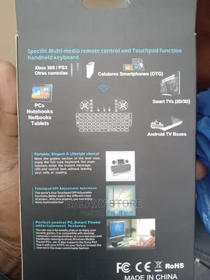 Mini Led Wireless Keyboard With Touchpad With Smart Function
