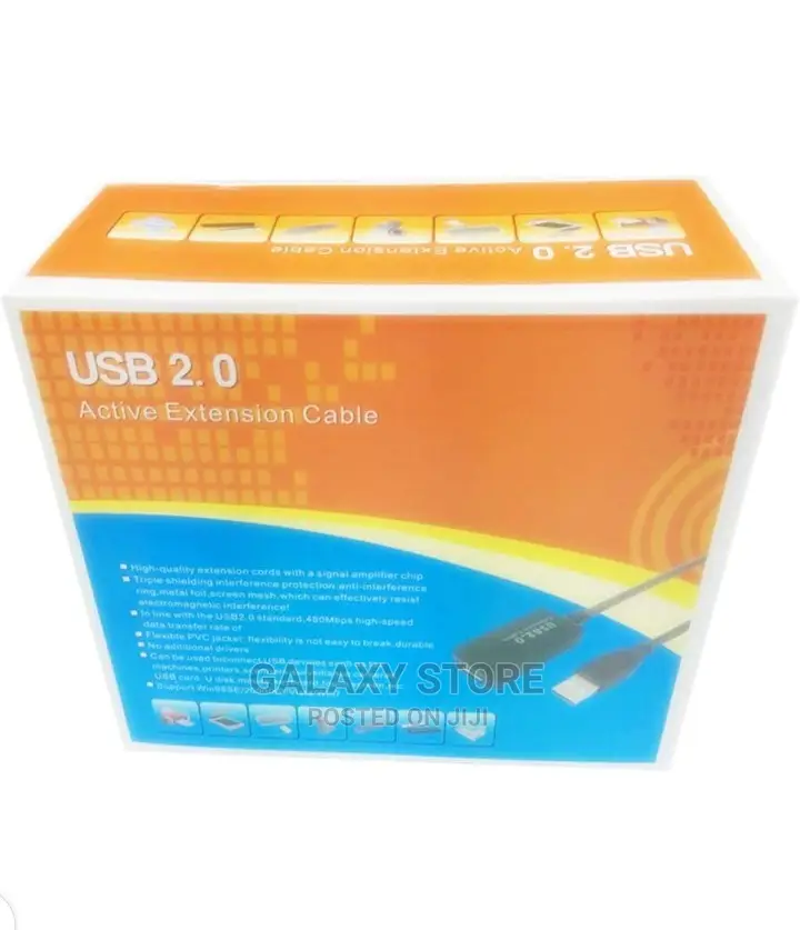 30m Usb 2.0 Extender Cable With Active Repeater Booster