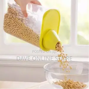 3 Piece 2.5L Food Plastic Storage Grains Cereal Containers