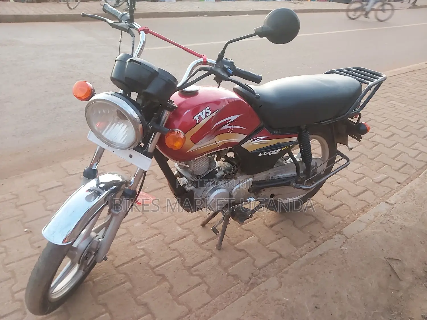 TVS XL 100 2019 Red