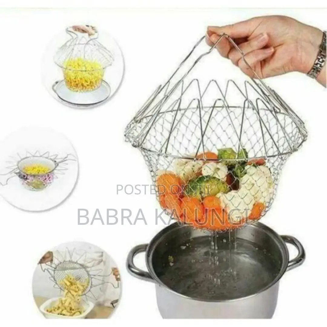 Foldable Multi_ Purpose Chef Basket