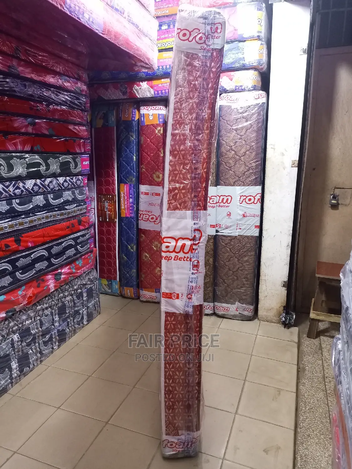 Orthopedic Mattress Eurofoam 4*6 (Red 