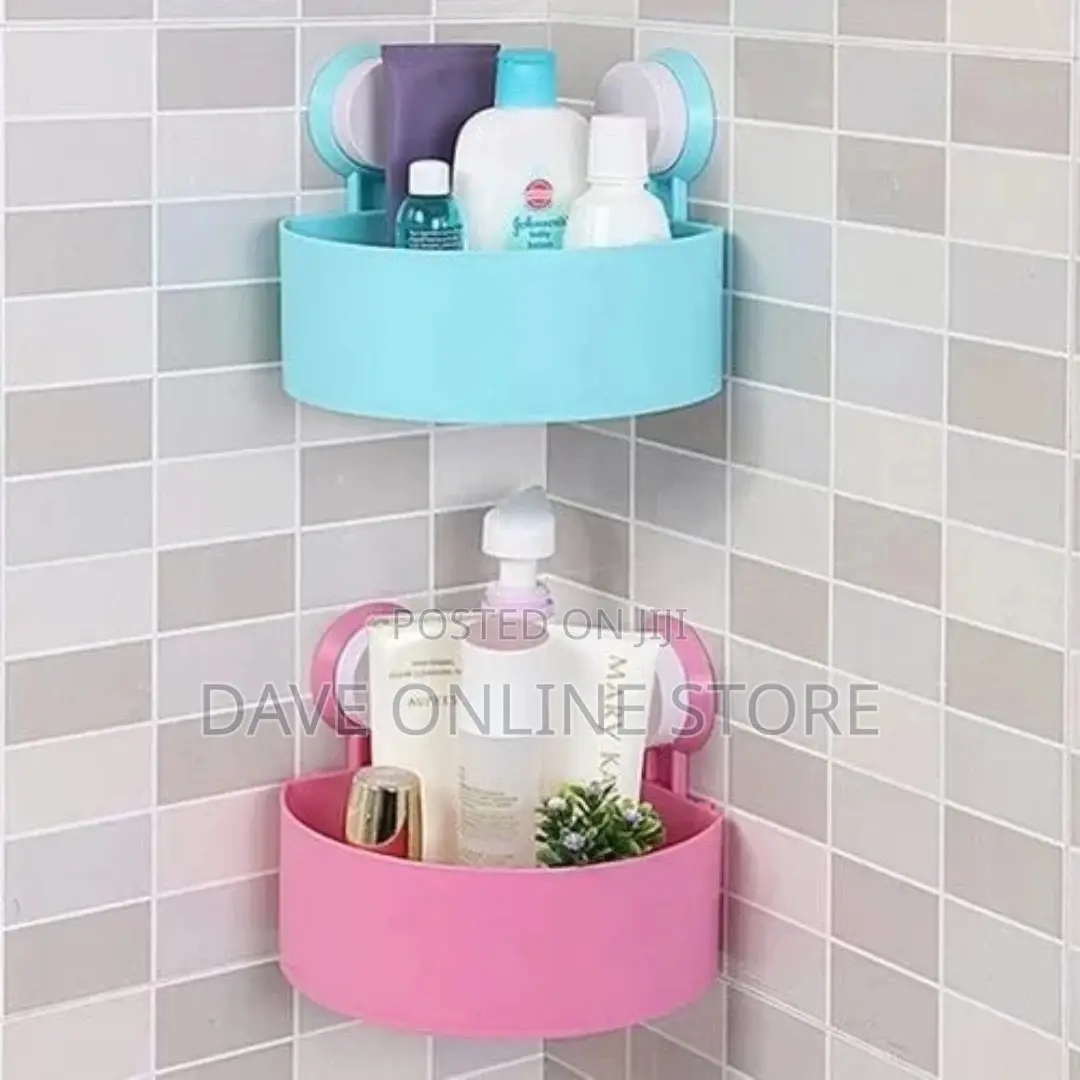 1pc Corner Triangle Shelf Bathroom Kitchen Storage Rack