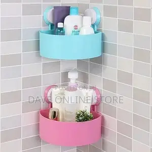 1pc Corner Triangle Shelf Bathroom Kitchen Storage Rack