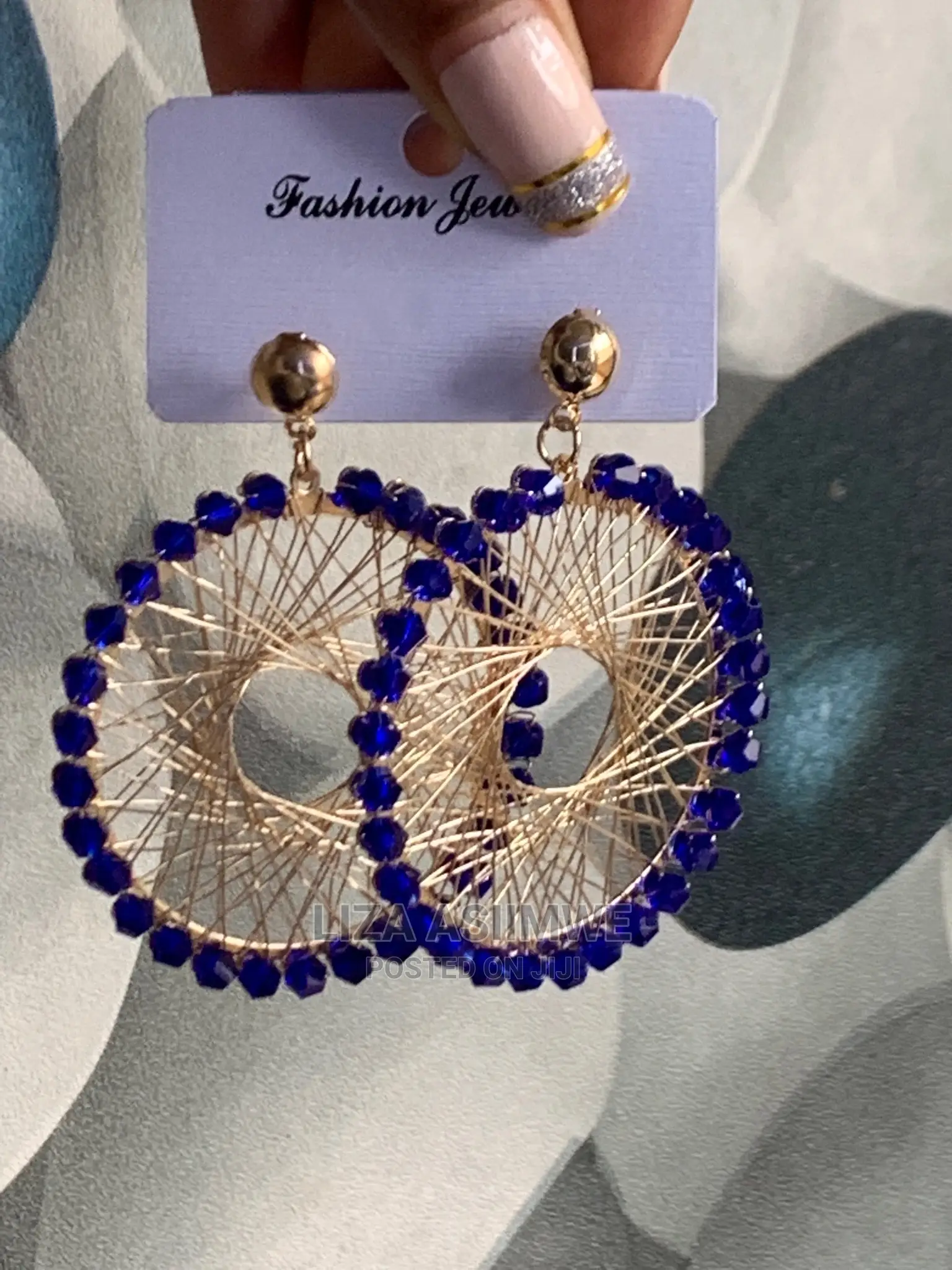 Blue Classy and Unique Lady Earpins Available