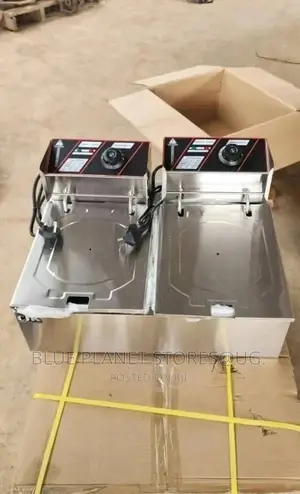 CJK 12l Double Electric Deep Fryer || 2.5kw + 2.5kw || Cjk82