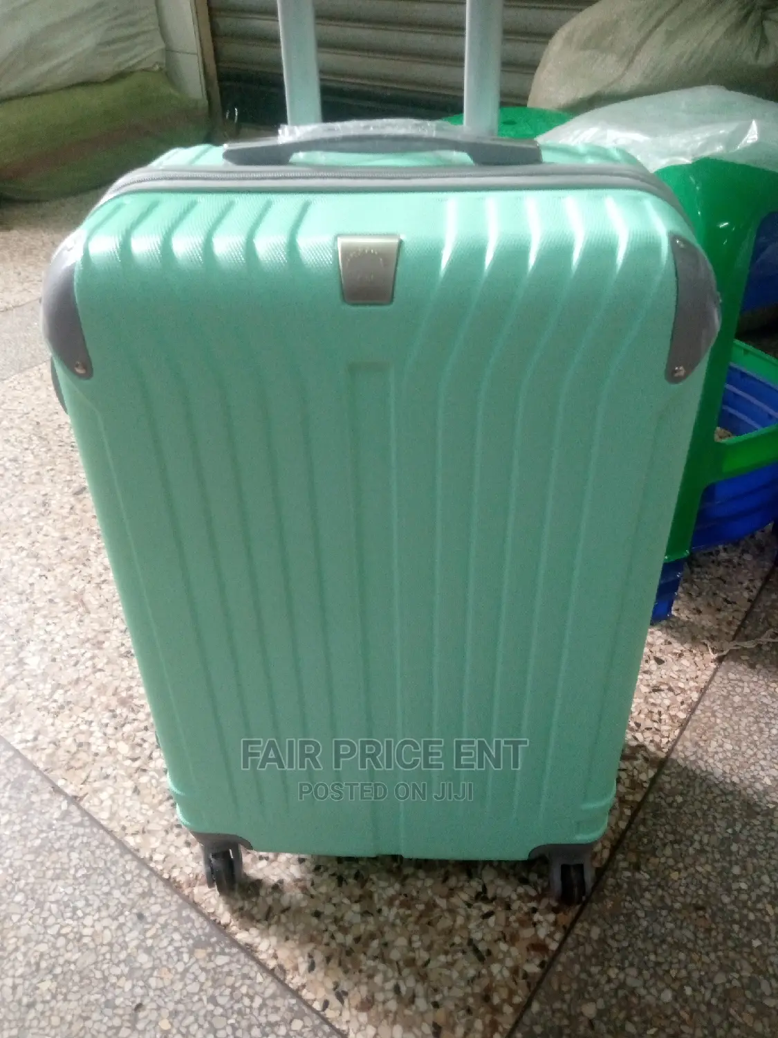 Plastic Suitcases Large ( Green)