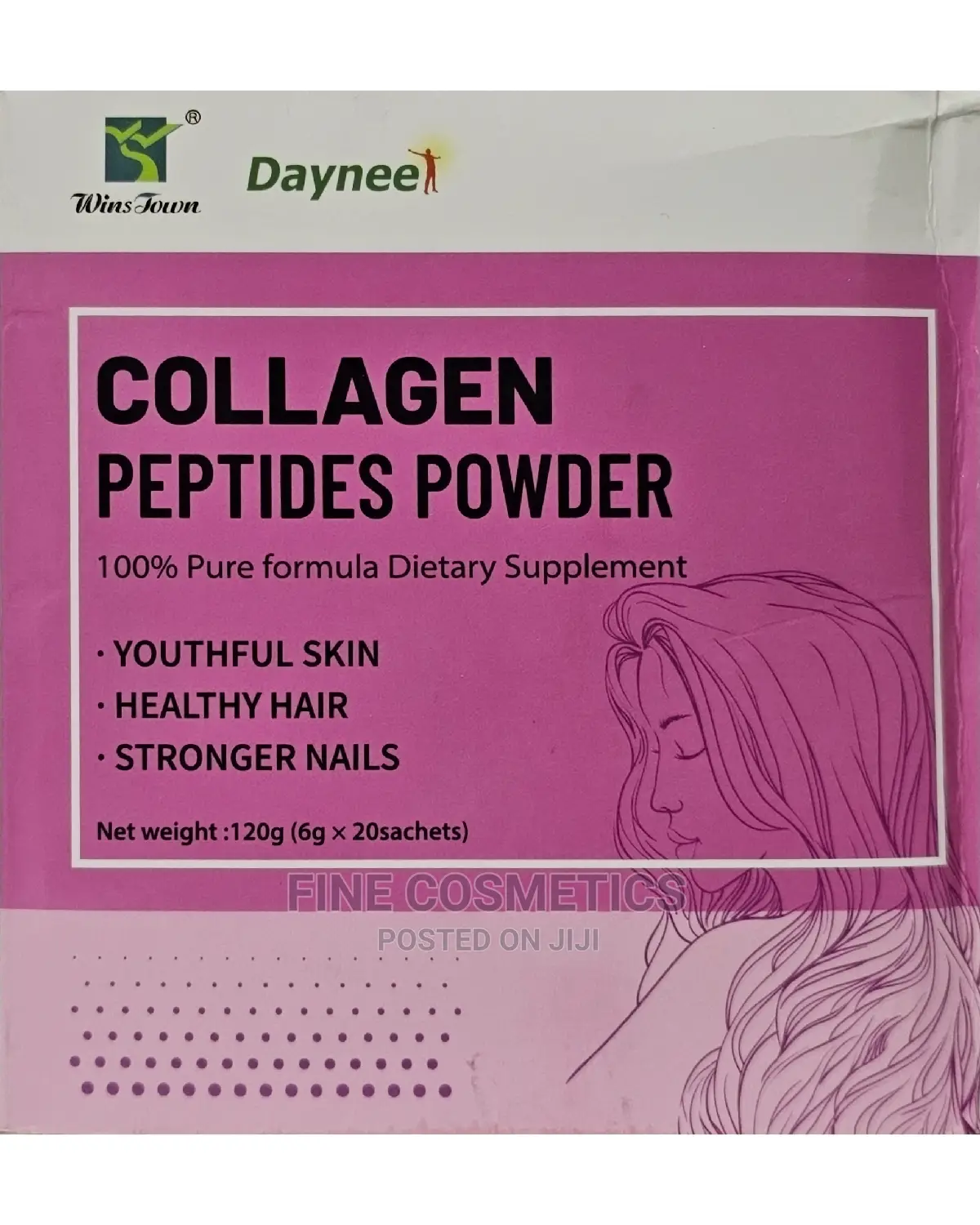 Skin Collagen Peptides Powder for YOUTHFUL SKIN, HAIR +NAILS
