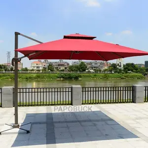 Photo - Cantilever Garden Parasol Umbrella