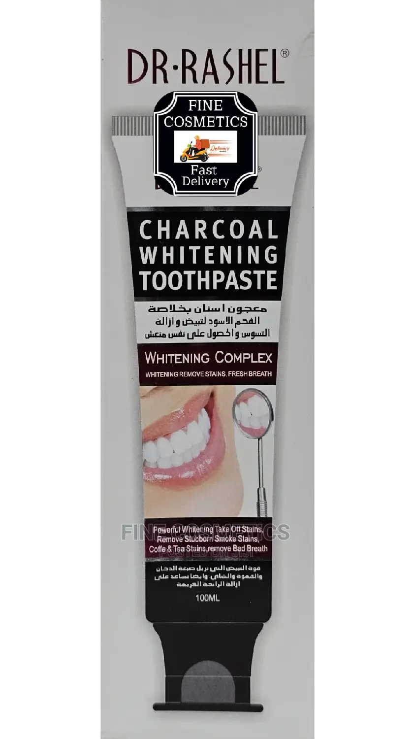 Dr Rashel Charcoal Whitening Toothpaste 100ml