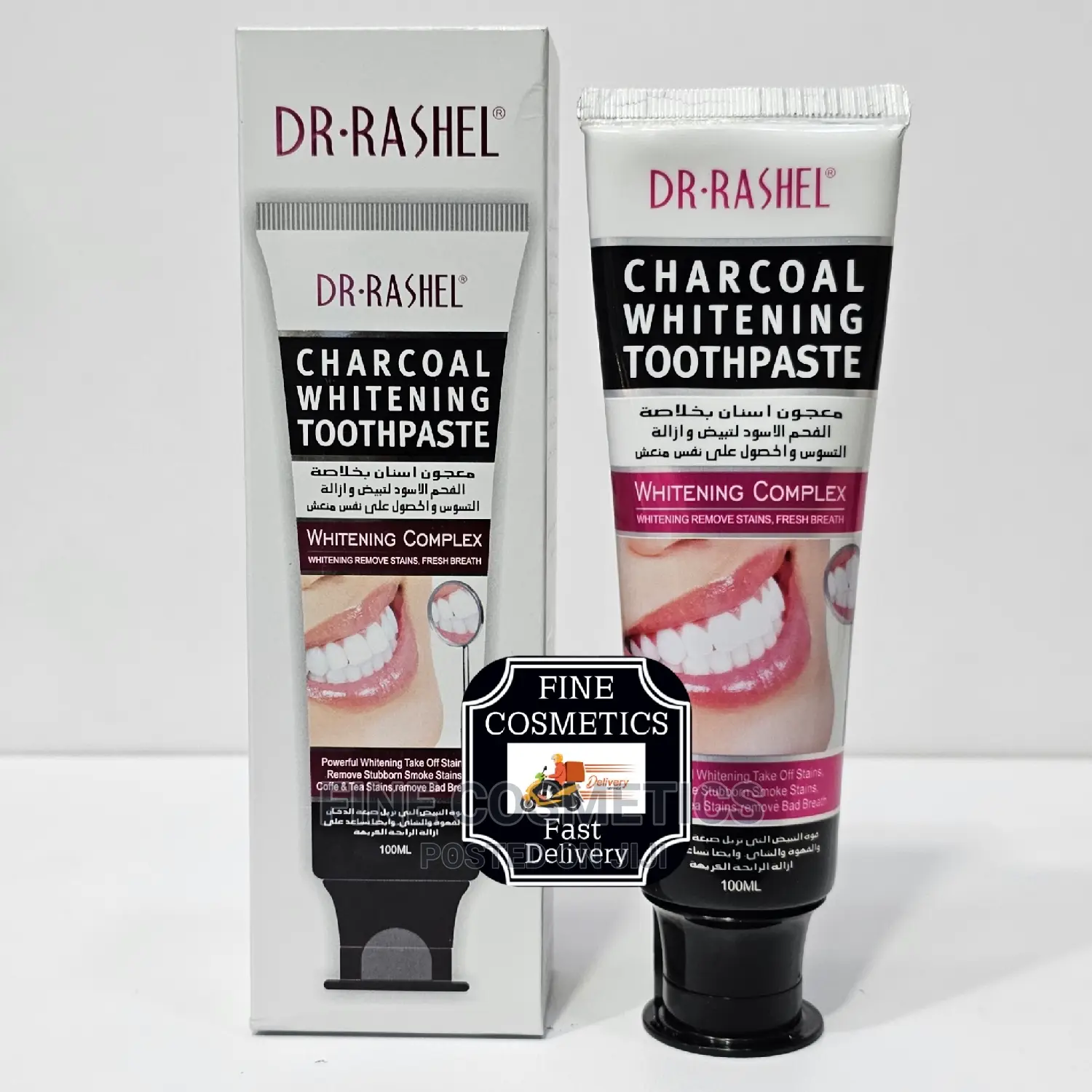 Dr Rashel Charcoal Whitening Toothpaste 100ml