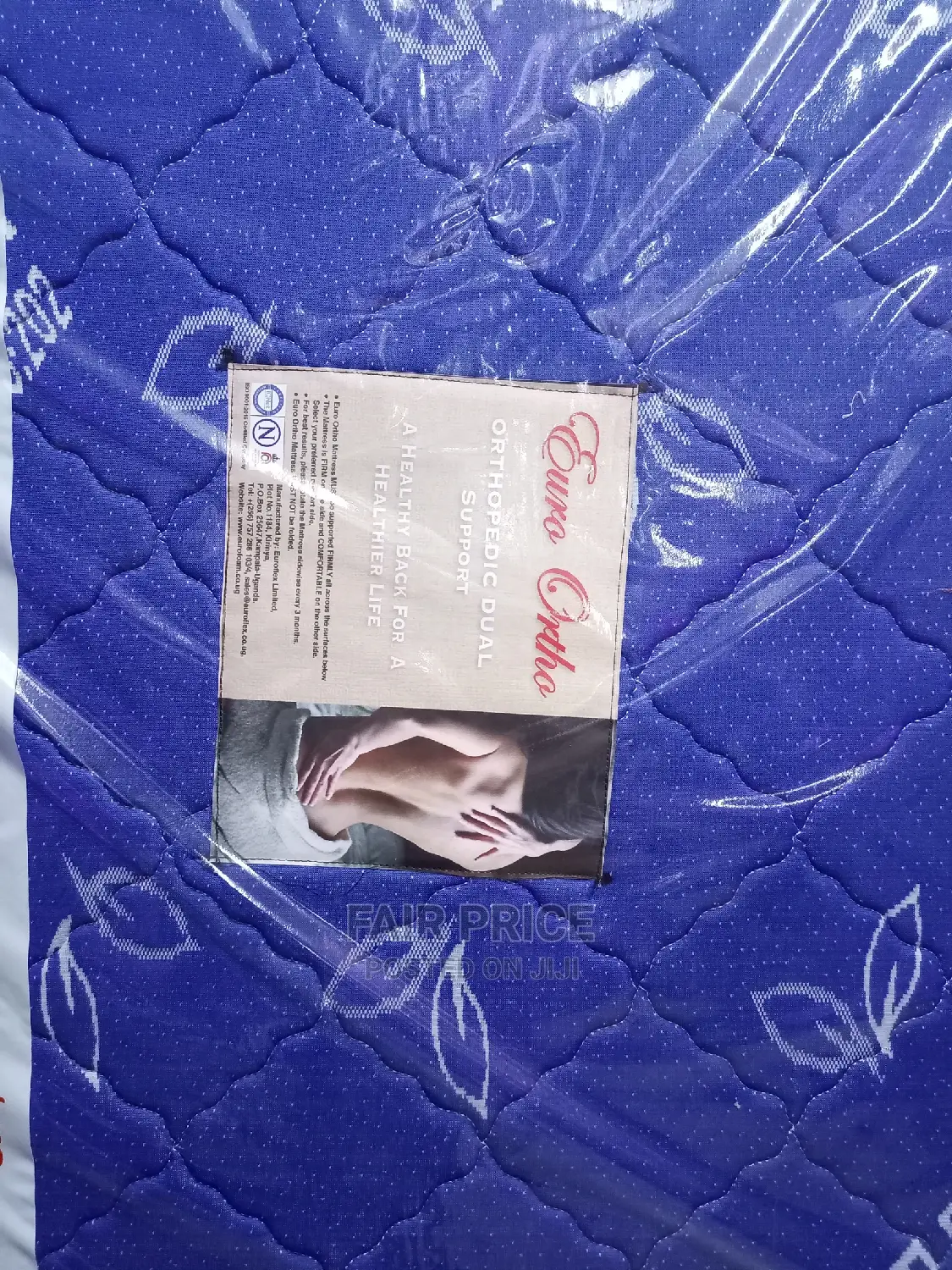 Orthopedic Mattresses 5*6 in 8 Inches (Blue