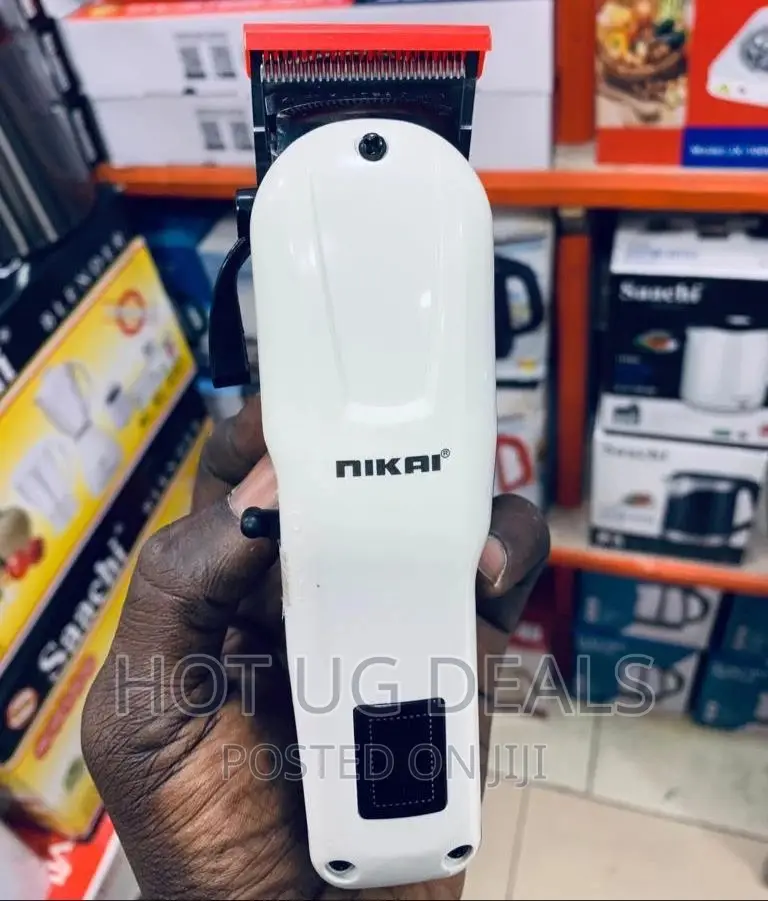 Nikai Rechargeable Hair Trimmer With Over 4 Hours - White