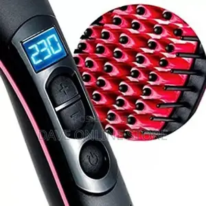 3 In1 Electric Fast Ceramic Styling Hair Straightener Brush