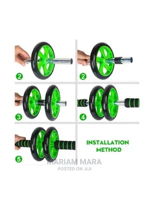 Wheel Roller Abs With Free Knee Mat