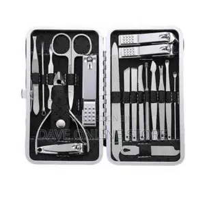 19pc Manicure and Pedicure Set- Multicolor