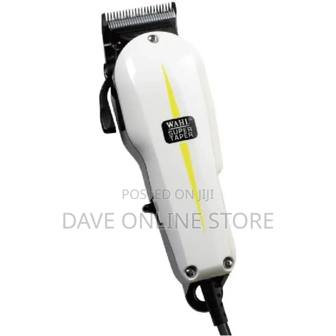Original Powerful Motor Wahl Super Taper Clipper-White