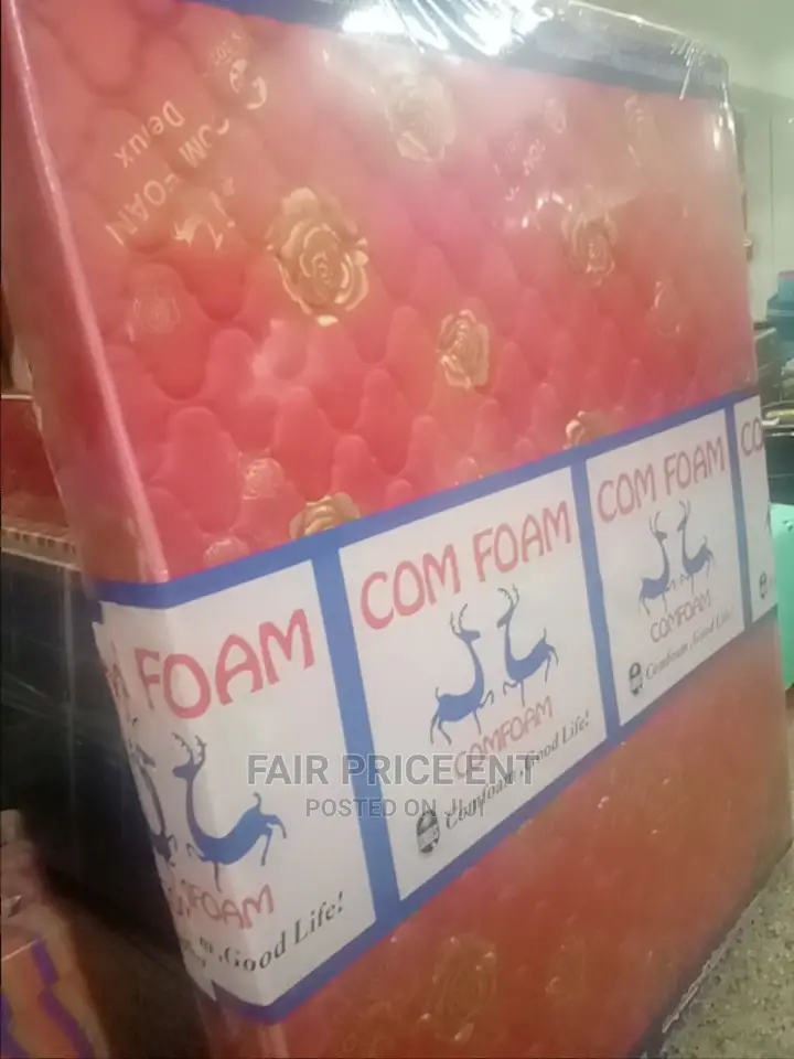 Mattress Quilted Density 4*6 in 6 Iches.(Red)