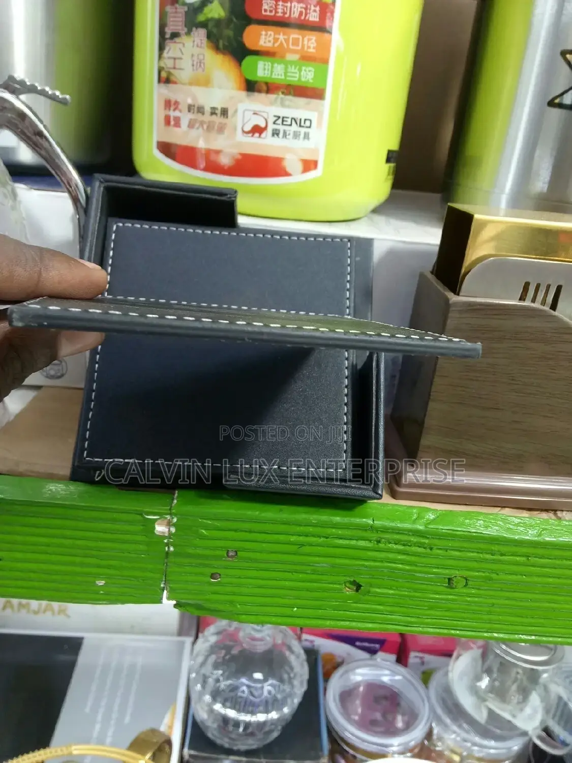 Leather Glass Coasters (Covers)