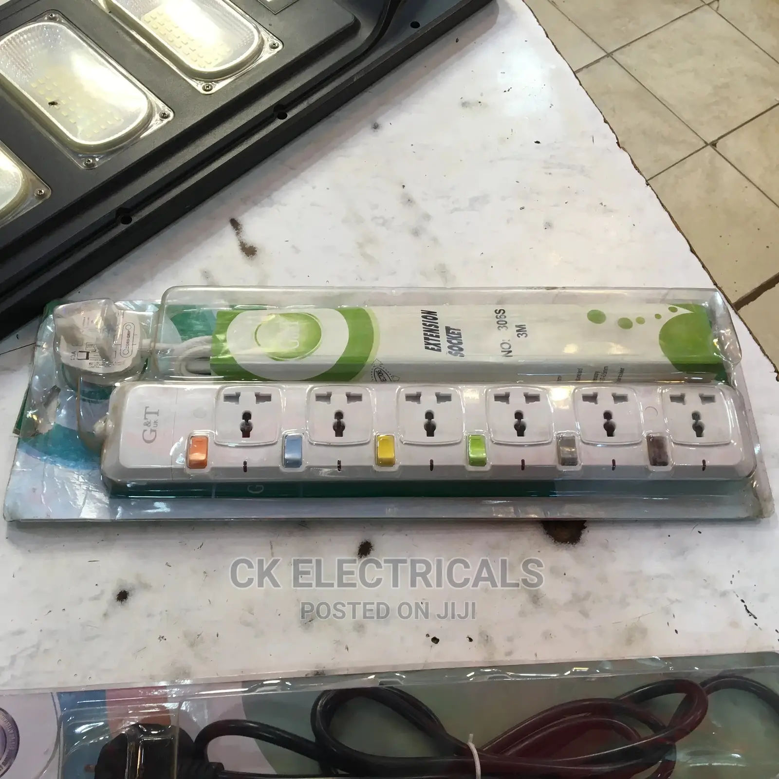 G T 6way Extension Socket Multi UK